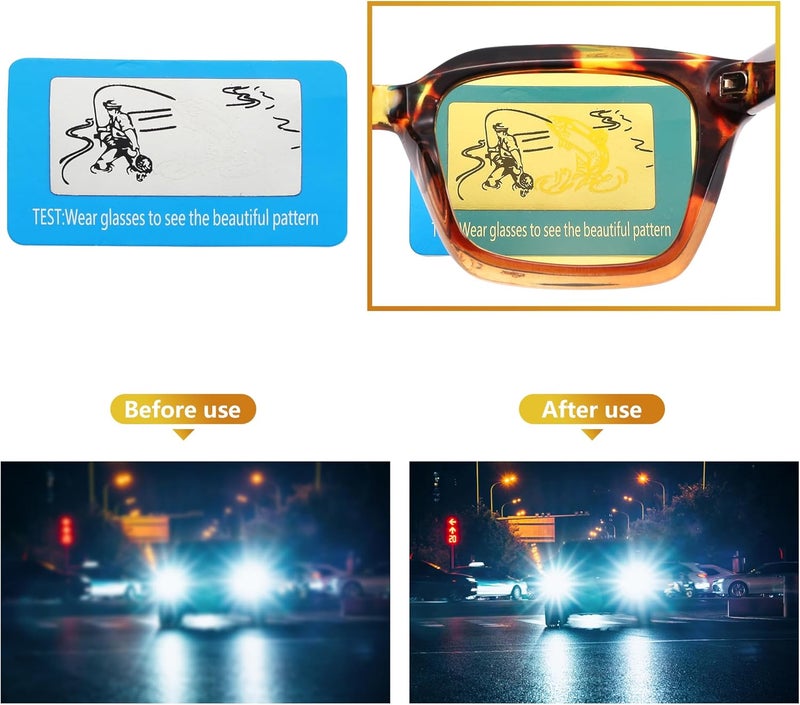 COASION Classic Non-prescription Clear Lens Eyeglasses for Women Thick Square Frame Eyewear - Image 3